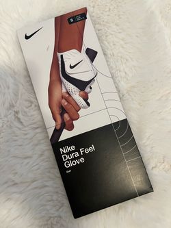 Nike Junior Dura Feel Golf Glove Right Hand Size S (Ages 8-12) White/Black New Open Box