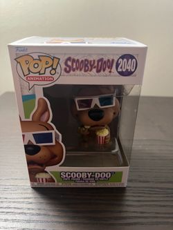 Scooby Doo w/ 3D Glasses Funko Pop #2040 Animation Hanna-Barbera Cartoon Movies