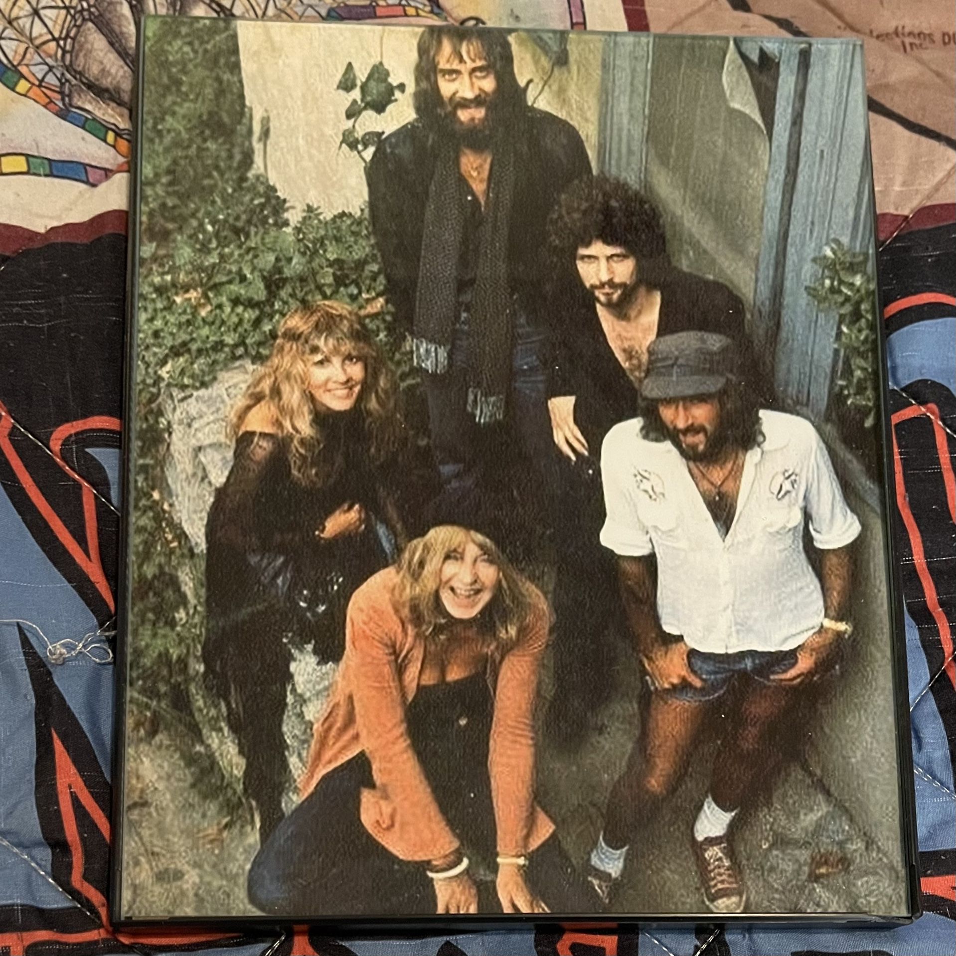 FLEETWOOD MAC 8X10 Framed Band Photo 1970s Stevie Nicks 
