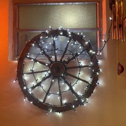 Rueda Patio Con Luz