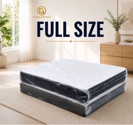 9” Full Hybrid Mattress Set