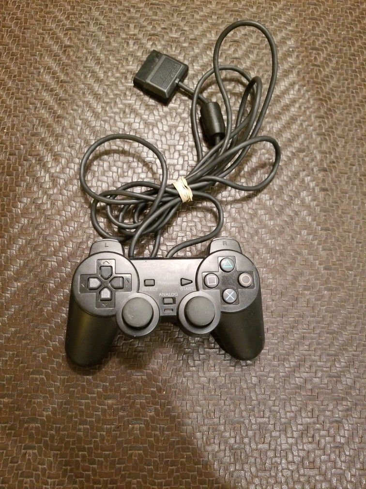 Black Ps2 Controller 