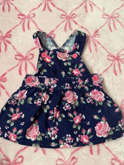 floral overall dress