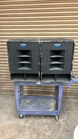Two Mackie Active Powered Subwoofers SWA1501’s
