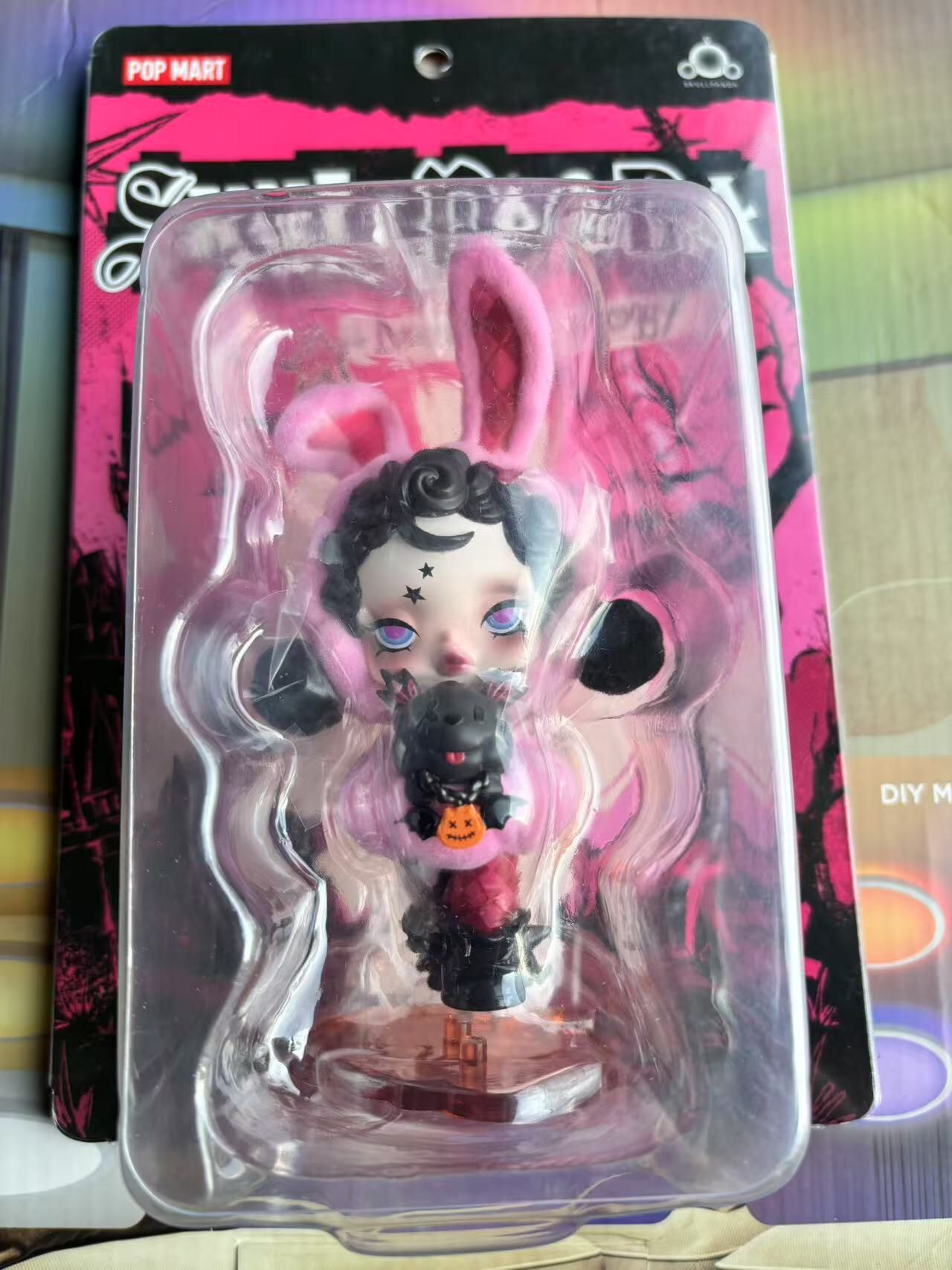 Perfect Pop Mart Skullpanda Halloween Vinyl Plush Pendant Action Figure In Stock