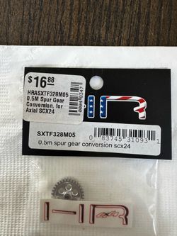 .5 M per gear conversion for SCX 24