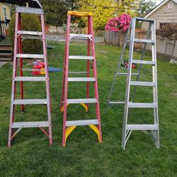 6 Foot Fiberglass Ladder $150 For All 3 
