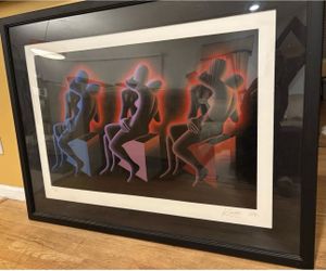 MARK KOSTABI-1994-Martin Lawrence Galleries-Signed/Framed/HC#-Color Theory-Large