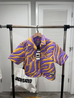 LAKERS WOMENS ZEBRA JACKET SIZE XS