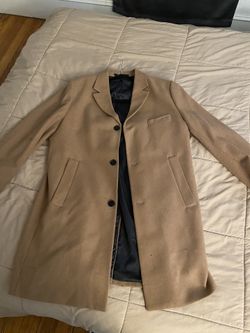 Mens H&M Trench Coat Sz L 65$ Excellent Condition