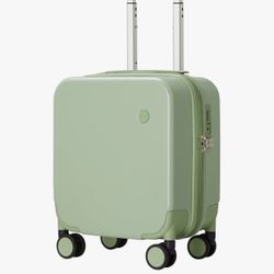 NEW mixi 14 Inch Underseat Luggage Carry on Suitcase with Spinner Wheels and Lock