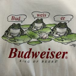 Vintage Budweiser 1995 Shirt Size Large 