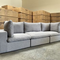 🏷 3pc Cloud Modular Sofa New In Box 📦 Washable Cover 💦Water Repellent💥WAREHOUSE SALE 🔥Delivery &Finance