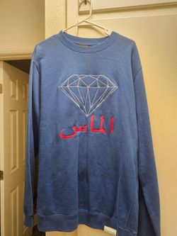Diamond blue sweater
