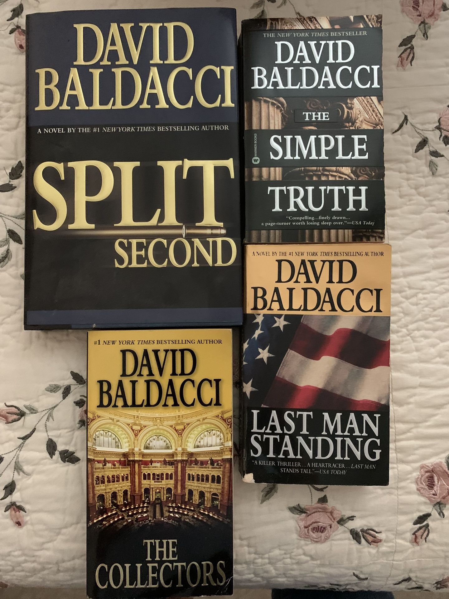 David Baldacci Books (4)