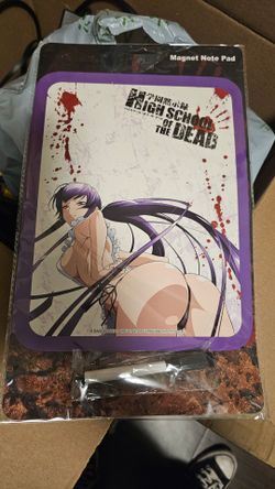 High school of the dead Saeko magnet notepad