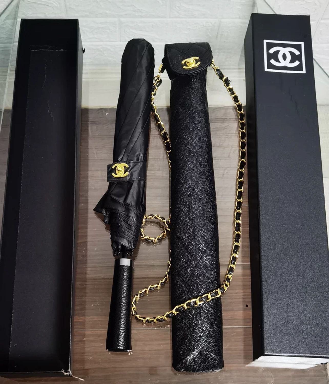 Chanel Umbrella with Crossbody