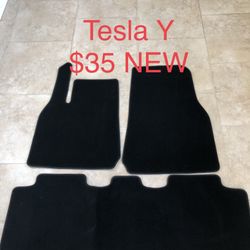 Original Tesla Y carpet floor mats for Tesla Model Y 2023