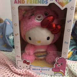 Hello Kitty And Friends Care Bear Plush