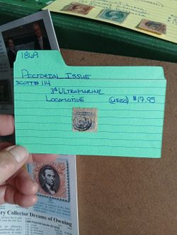 Scott 114 Locomotive 1869