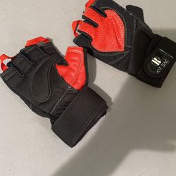 Gloves Red And Black