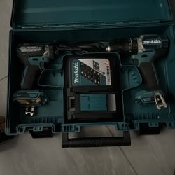 Makita Brushless Drill Set 2 Drills One Impact And One Hammer Drill