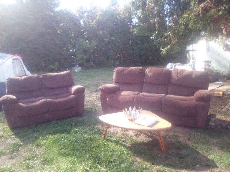 New Couch Recliner No Love Seat