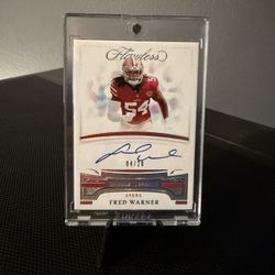 2021 Flawless Fred Warner ON CARD Auto /20