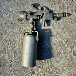 Detail Paint Sprayer Gun - Pattern and Fluid Control Handheld Sprayer w/ 8-ounce Anti-Drip Canister 