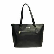 Coach Gallery Black Tote Shoulder Bag Shopper Purse F79608 