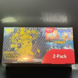 Pokémon Surging Sparks Elite Trainer Box + Booster Bundle 2-Pack