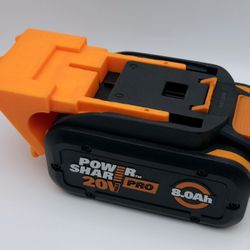 Worx PowerTool Battery Holder for 1" Pegboard