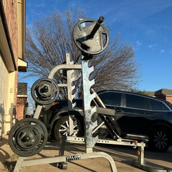 Only Squat Rack And Bench 
