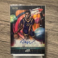 2024 Topps Cosmic Chrome Andrew Wiggins First Flight Auto