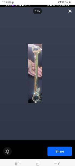 Westward chrome Combination Wrench