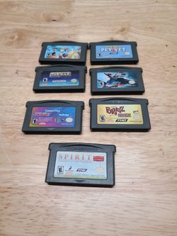 7 broken Gameboy advanced games