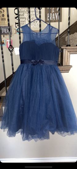 Girls blue dress size 10 and size 6