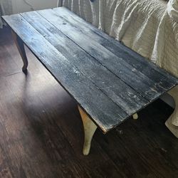 Coffee Table With Antique Stove Legs