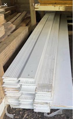 1/2 in. x 5 1/4 in x 16 Ft primed Baseboard/ Moldura