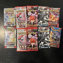 Pokemon Lot - Prismaric , 151, Black & White , Team rocket, Obsidian Flames