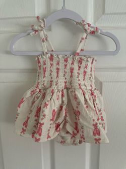 Baby Girl Smocked Romper Dress