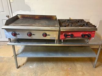 Restaurant Griddle and Stove