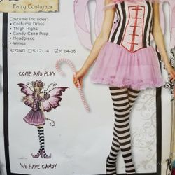Costume Fairy Size Med. 14 -16