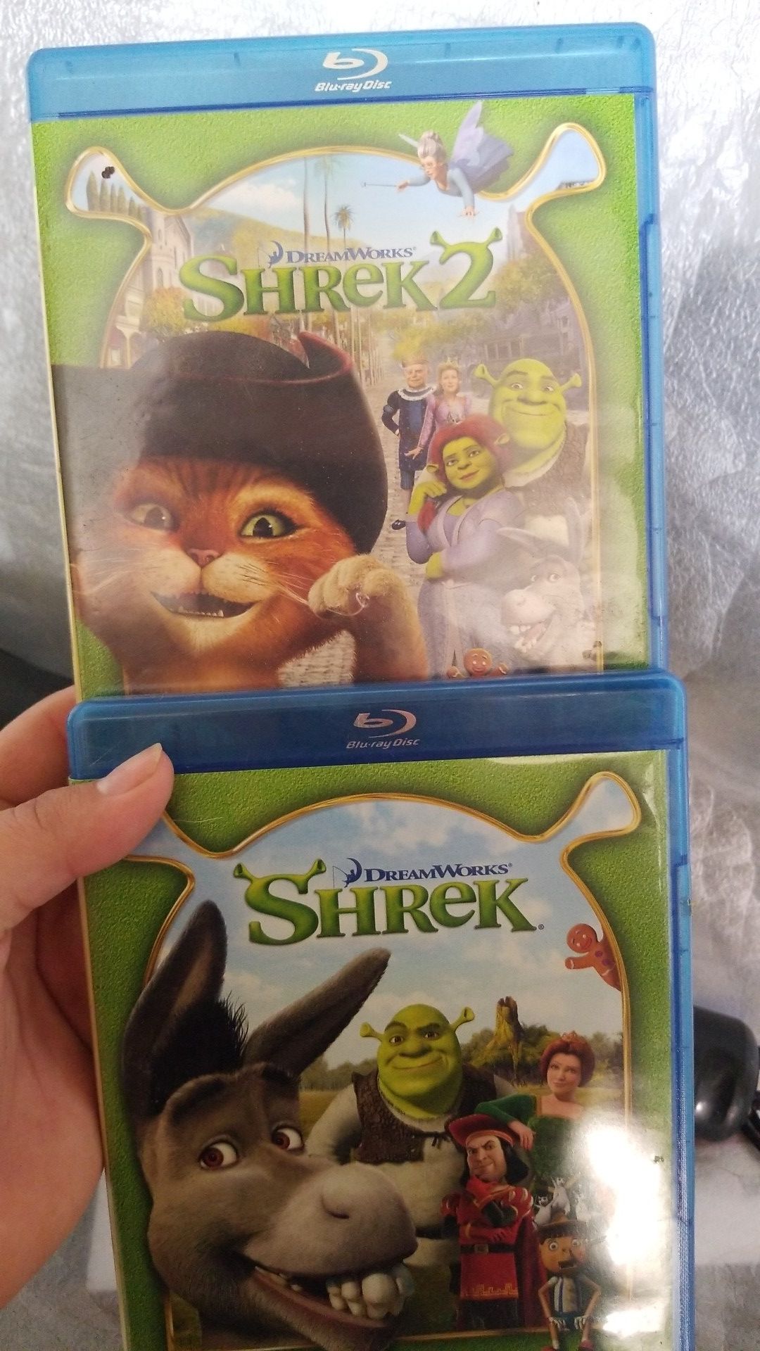 Blu-ray shrek 1&2