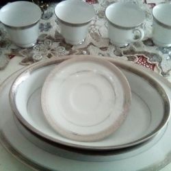 Porcelain Fine China Platinum 