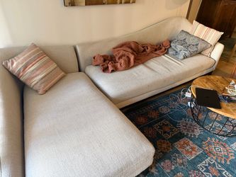 White couch, open to offers