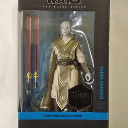 STAR WARS THE BLACK SERIES. GAMING GREATS. JEDI SURVIVOR #27.  DAGAN GERA 6 " ACTION FIGURE. 