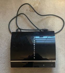 Black Sony PlayStation 3 Console.