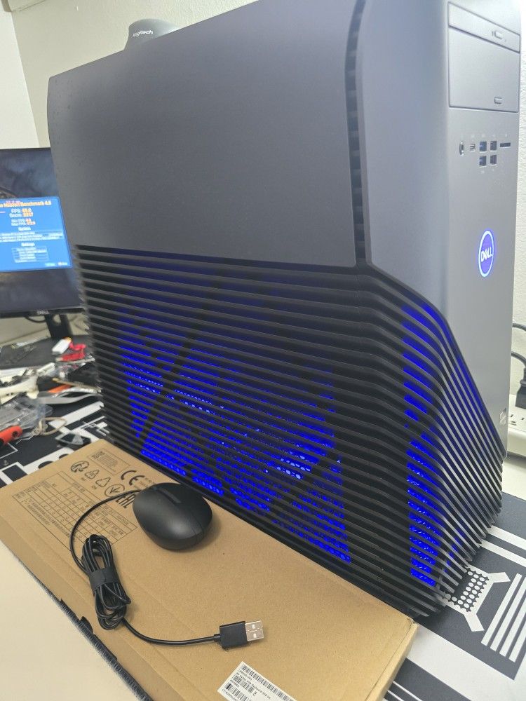Gaming pc desktop computer dell inspiron ryzen 5 1400, rx 570, 16 gb ram, ssd, wifi bundle