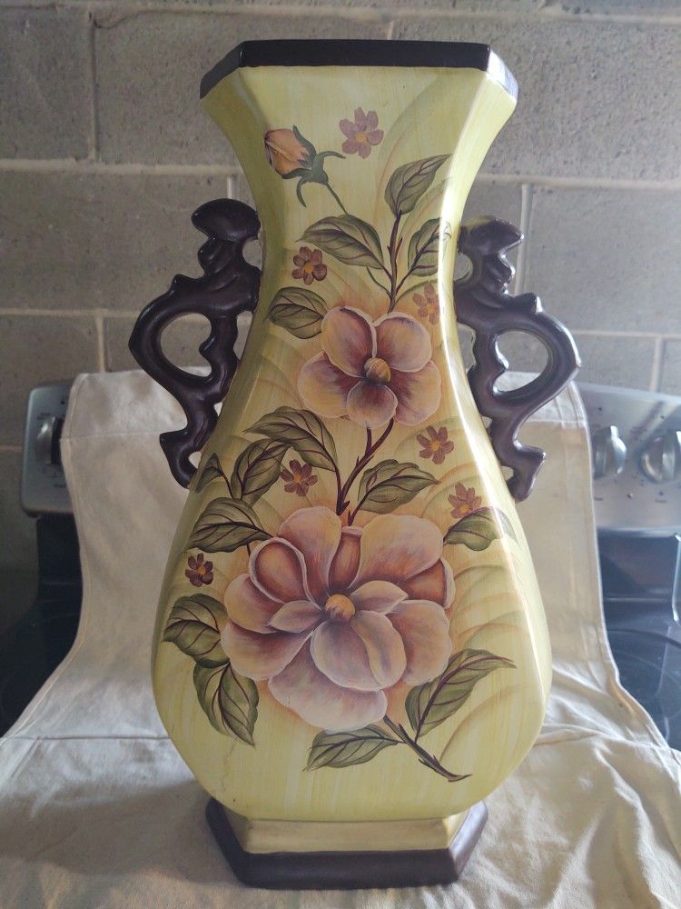 Yellow Flower Vase